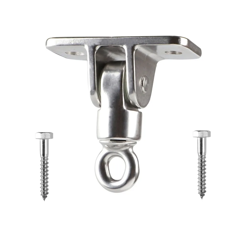 

304 Stainless Steel Swing Hanger Hook Ceiling Hook Training Kit Hanging Snap Hooks Heavy Duty Hammock Mount Outdoor Use