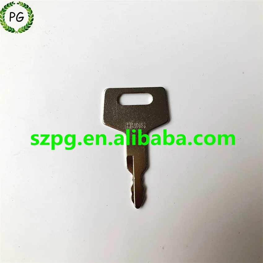 10PCS H806 Key for Takeuchi Excavator Track Loader BU1698X2 Open Door Lock Key