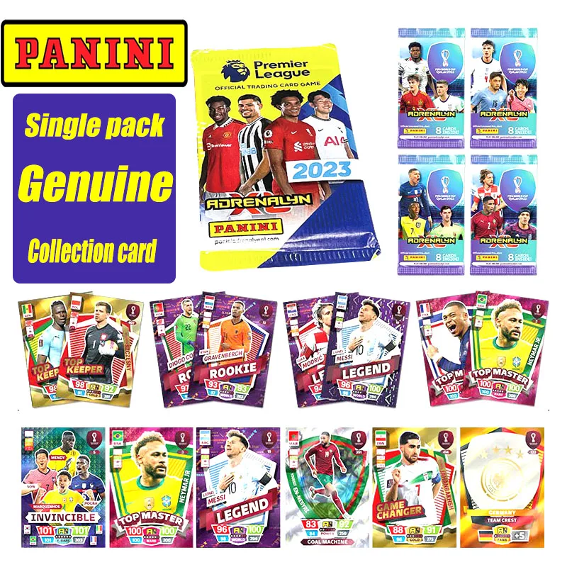 Panini Single Pack Genuine 2022 Fifa 2023 Chaoying Star Card Christmas Birthday Gift Toys Rare Collectible Card