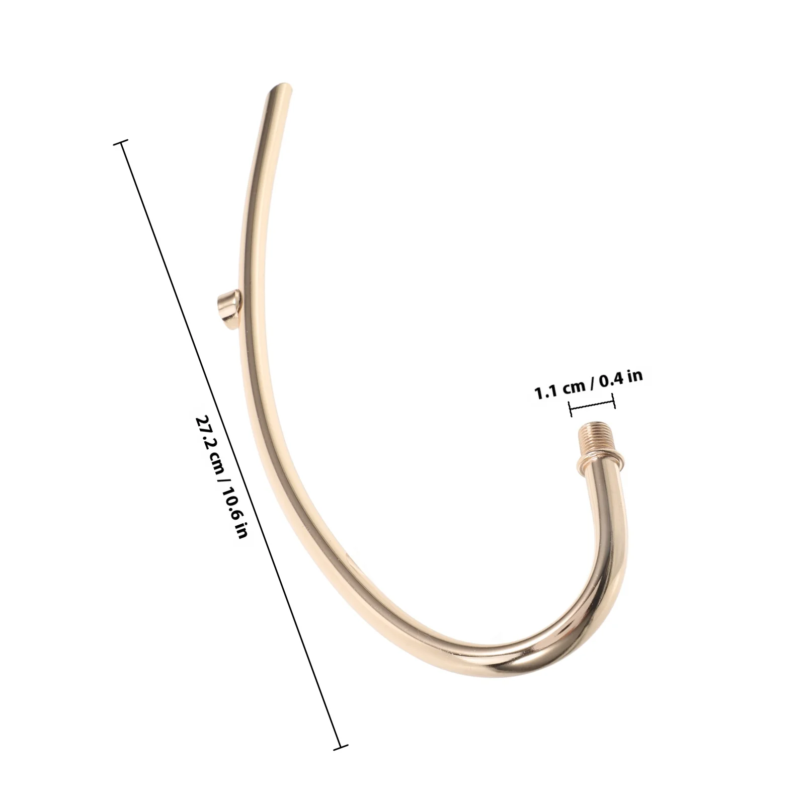 1 قطعة الجدار مصباح منحني الجذعية أنبوب حديد مصباح الناهض M10 الخيوط لتقوم بها بنفسك تركيبة إضاءة إصلاح استبدال الذراع قضيب #2