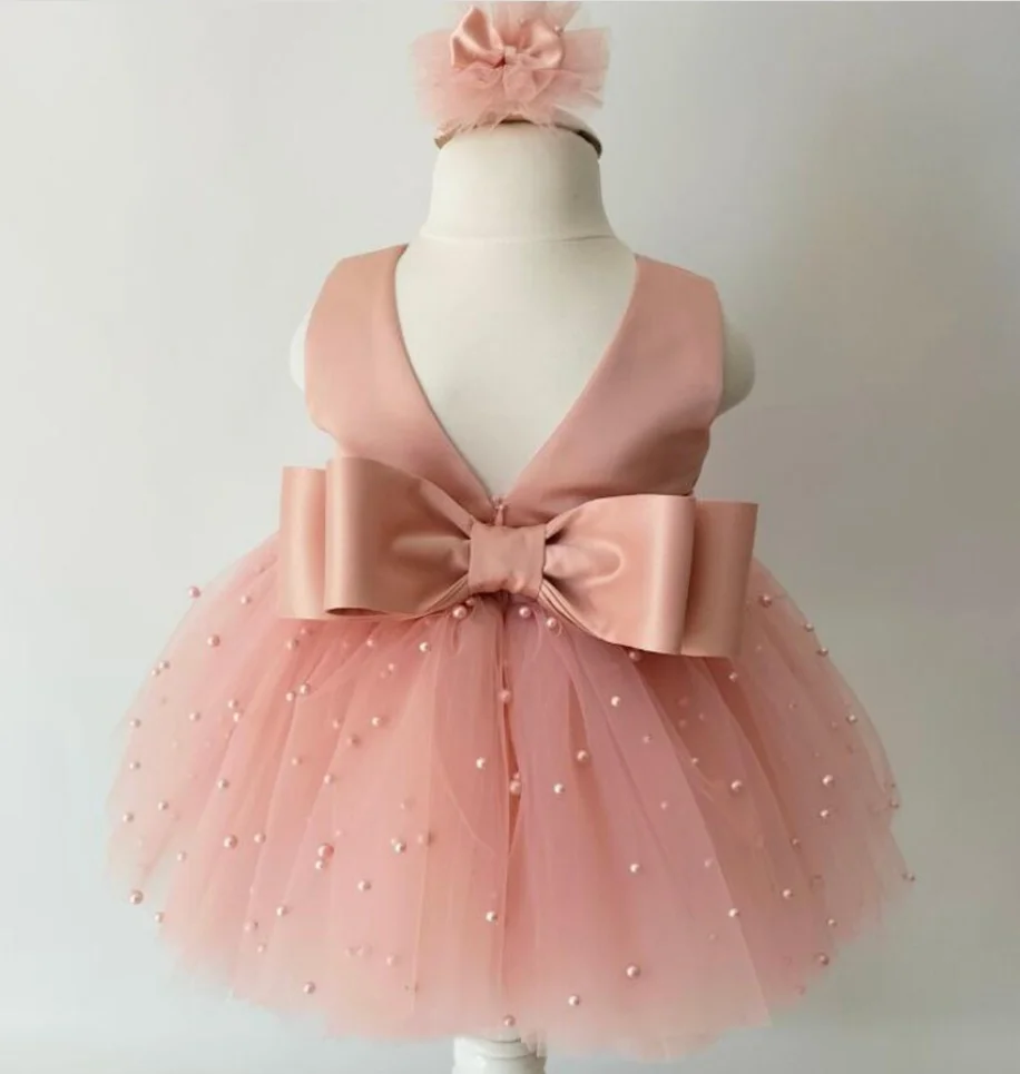 

2024 New Custom Wedding Birthday Party Dress Christams Dress For Girl 1-8 Years Girls Dress Elegant Tutu Vestidos Kids Clothes