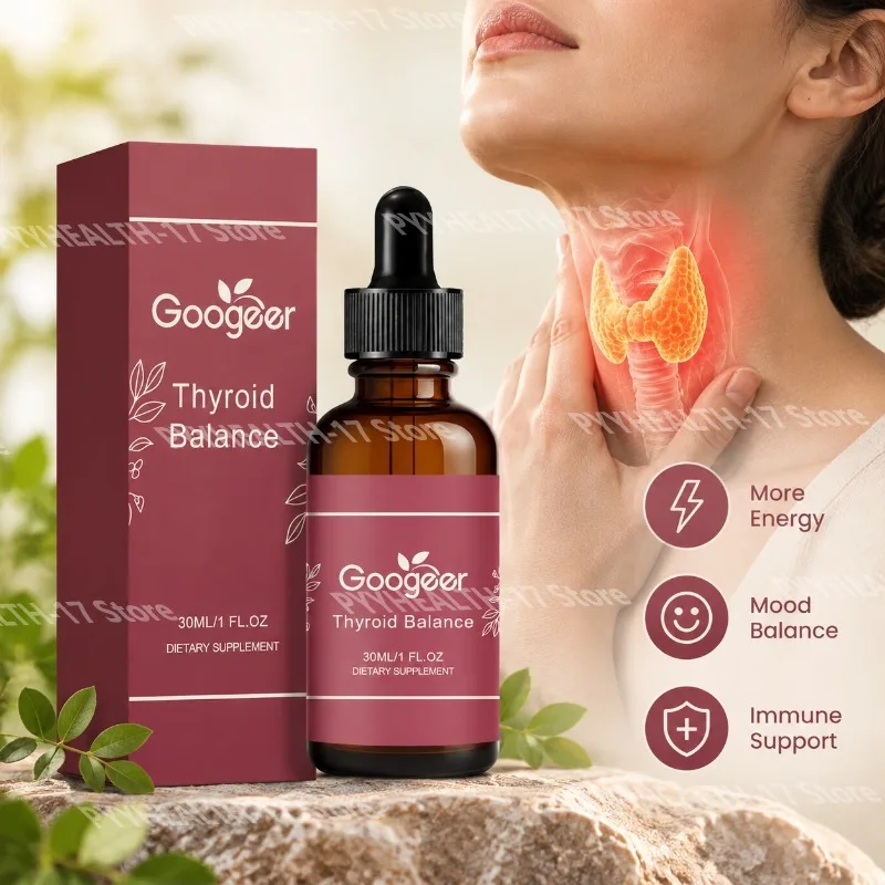 Thyroid Balance Drops Supports Energy, Mood Balance & Immune System Thyroid Support Formula with Magnesium, Zinc & Selenium