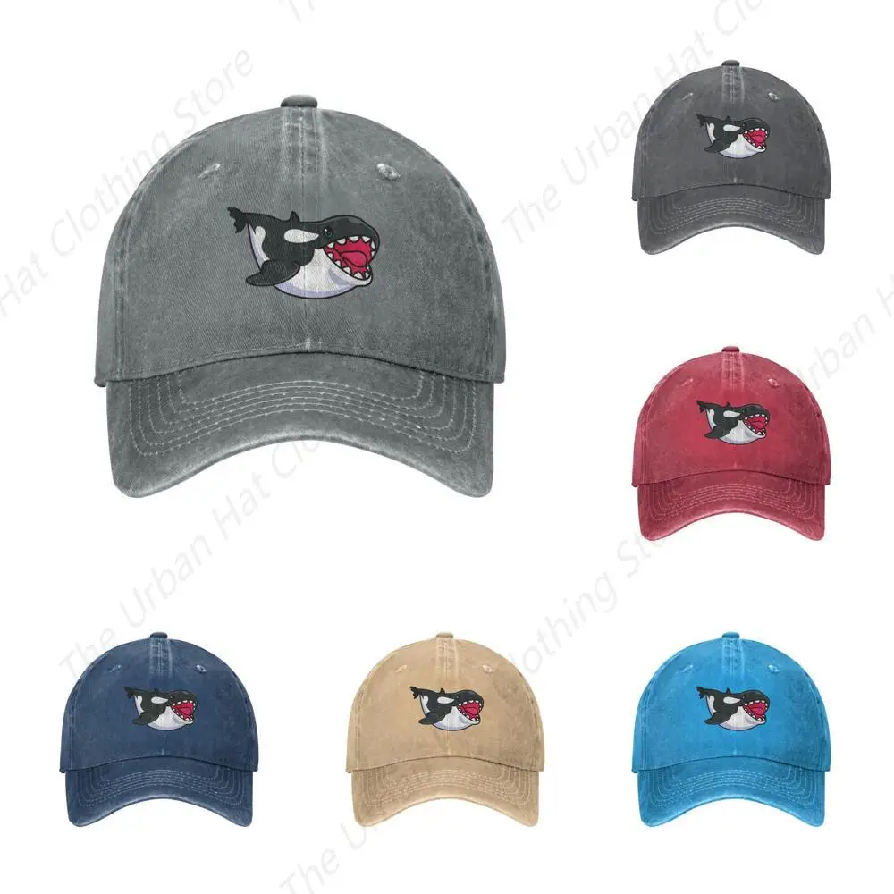 Cute Killer Whales Baseball Cap for Men Women Adjustable Vintage Cowboy Hat Fashion Outdoor Trucker Dad Caps Unisex Headwear