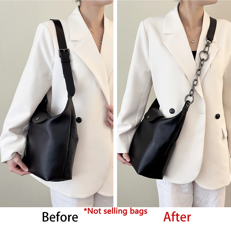 Shoulder Strap Replacement For Longchamp Metal No Sliding Adjustable Bag Strap No Damage Bag Extension Chain Bag Accessories
