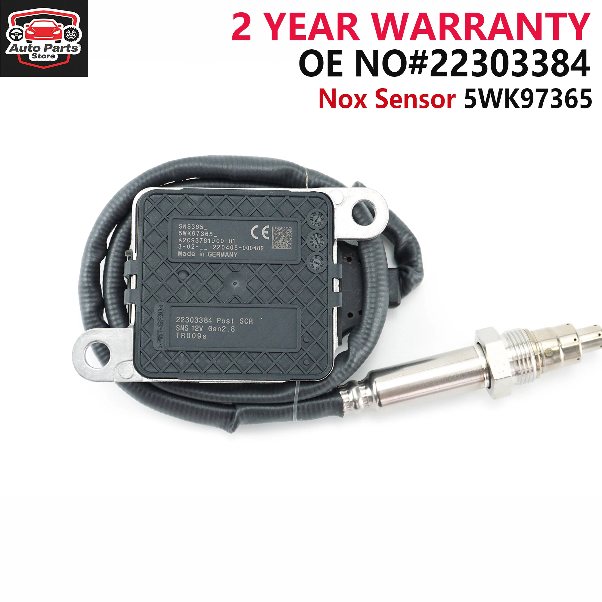 

New Nox Sensor 5WK97365 22303384 Nitrogen Oxygen Sensor For VOLVO 5WK9 7365