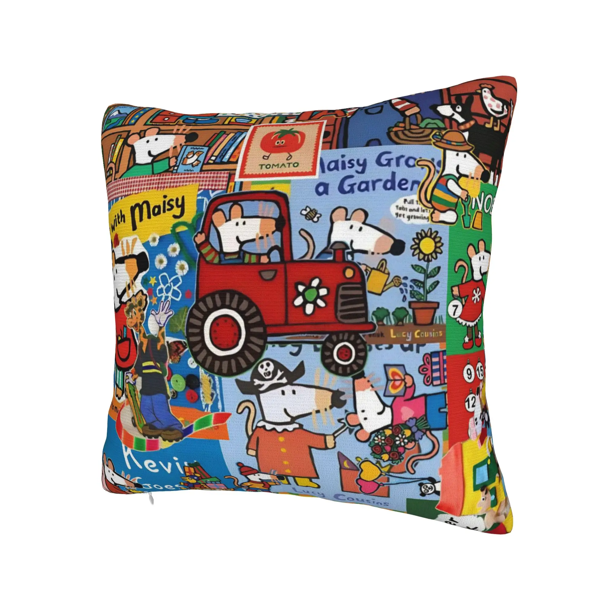 Decorative Pillowcases Maisy Mouse Merch Home  Pillow Case Cover Square Multiple Sizes