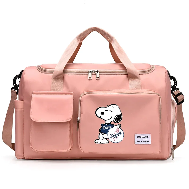 Snoopy Carry Borsa da viaggio Grande capacità Palestra Weekend Borsone Turismo Borse Scomparto per scarpe Sport Fitness Comoda borsa Regali