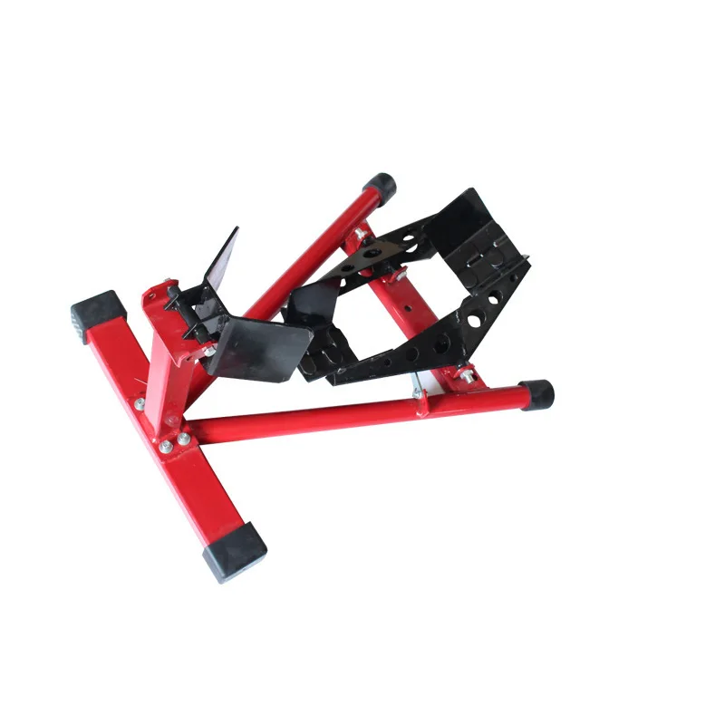 

Motorcycle front wheel parking frame Trailer Repair display Consignment towing fixing