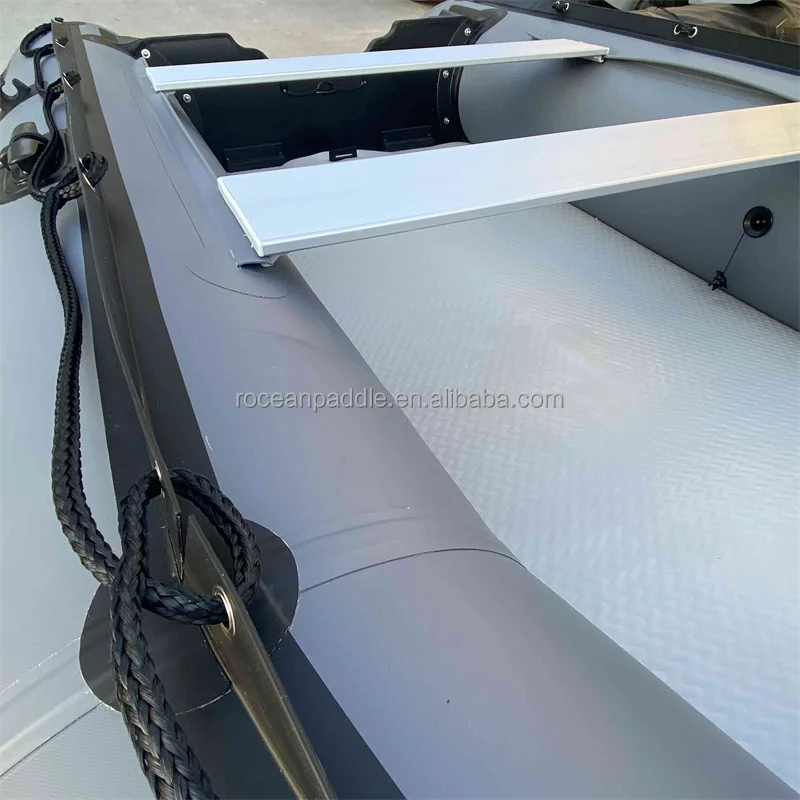 التحكم في الفيضانات في حالات الطوارئ سبائك الألومنيوم أسفل تهمة قارب قارب مطاطي قابل للنفخ قارب النجاة الزورق #5