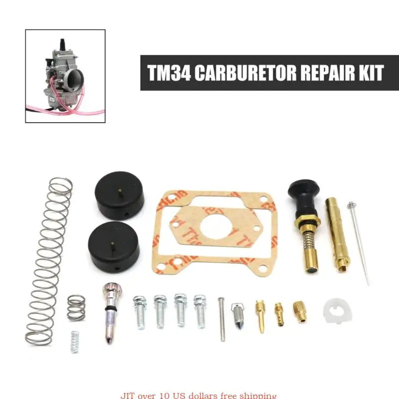 Carburetor Repair Rebuild Kits for Mikuni TM24 28 30 32 34mm Carb Motorcycle Motocross Spare Repair Set