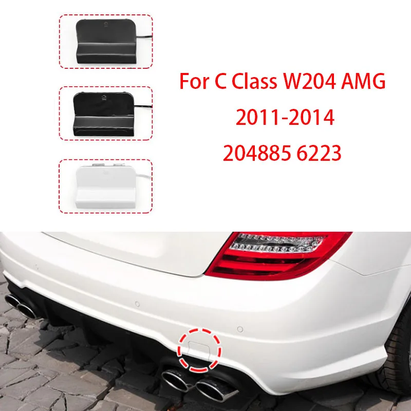 For Mercedes Benz C-Class AMG W204 11-14  Edition rear bumper trailer cover rear bumper towing hook cover 204885 6223