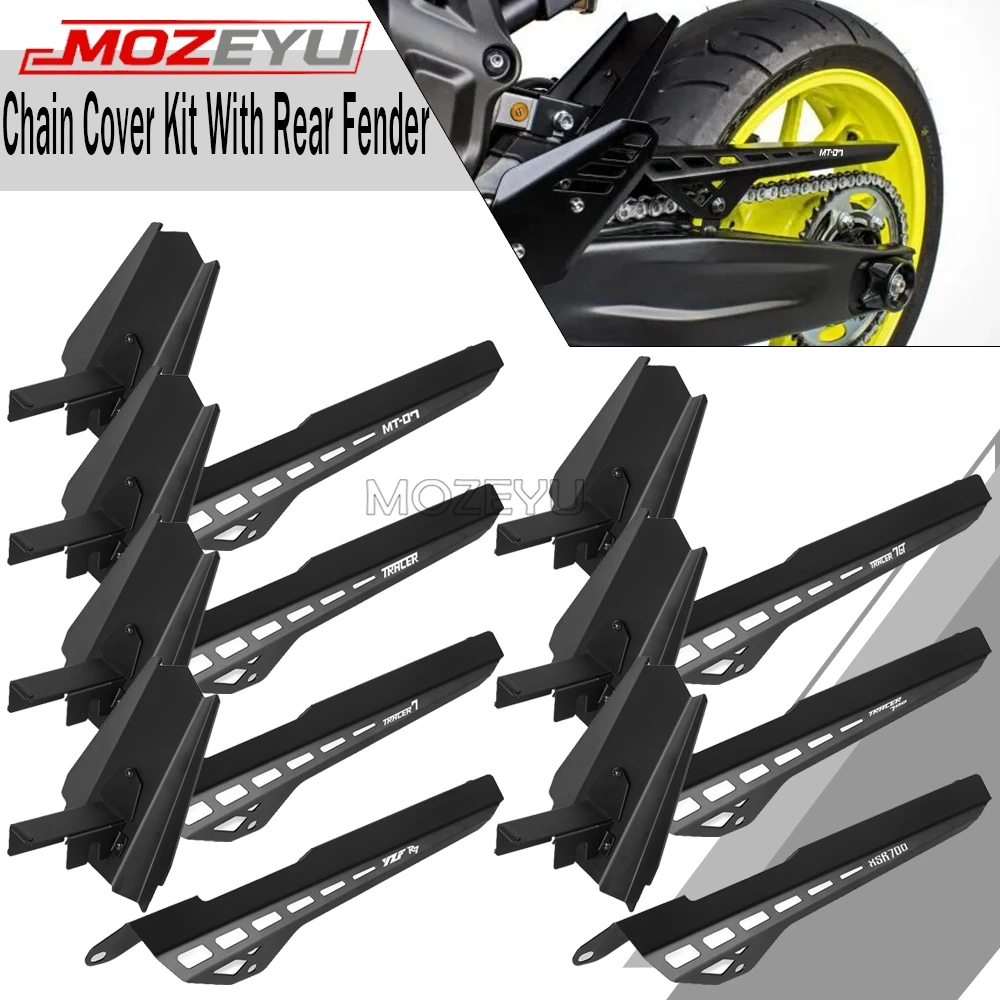 

2024 Rear Wheel Drive Chain Guard Cover For YAMAHA MT07 Tracer FZ07 XSR 700 TRACER 700 7 GT 2013-2023 2019 2020 2021 MT-07 FZ-07