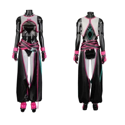 Sexy Juri Han Cosplay Costume Fighter Game SF 6 Outfits Halloween Carnival Party Clothes Disguise Roleplay Fantasia Outfits