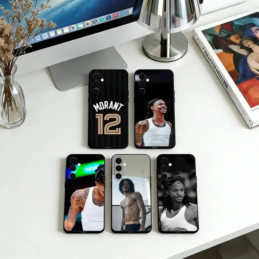 Ja Morant Phone Case Soft black For Samsung Galaxy A73,A72,A71,A70,A53,A52,A51