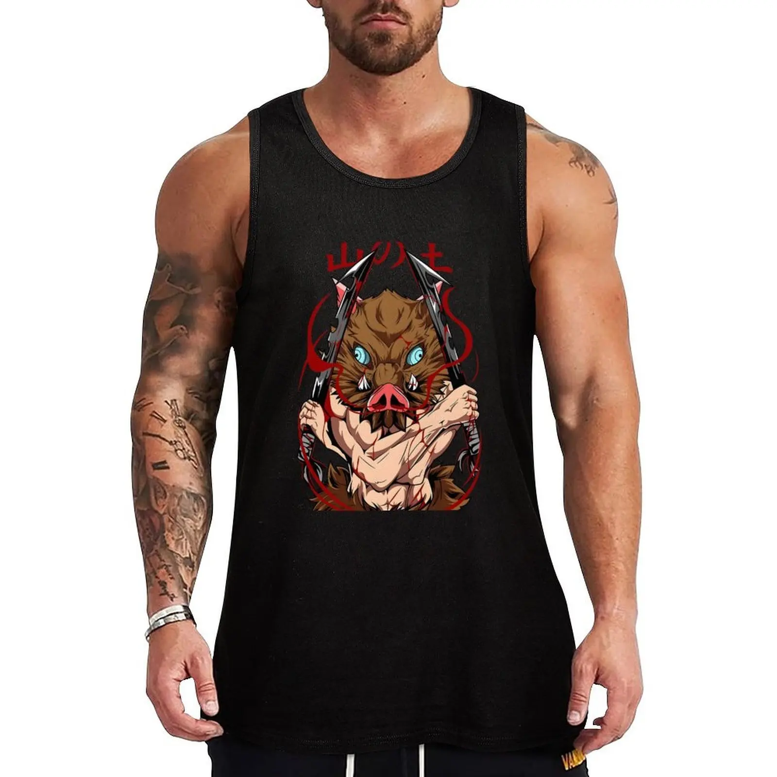 

beast breathing user Tank Top Sports shirt man gym clothes for man Bodybuilding shirt T-shirt Men's gym