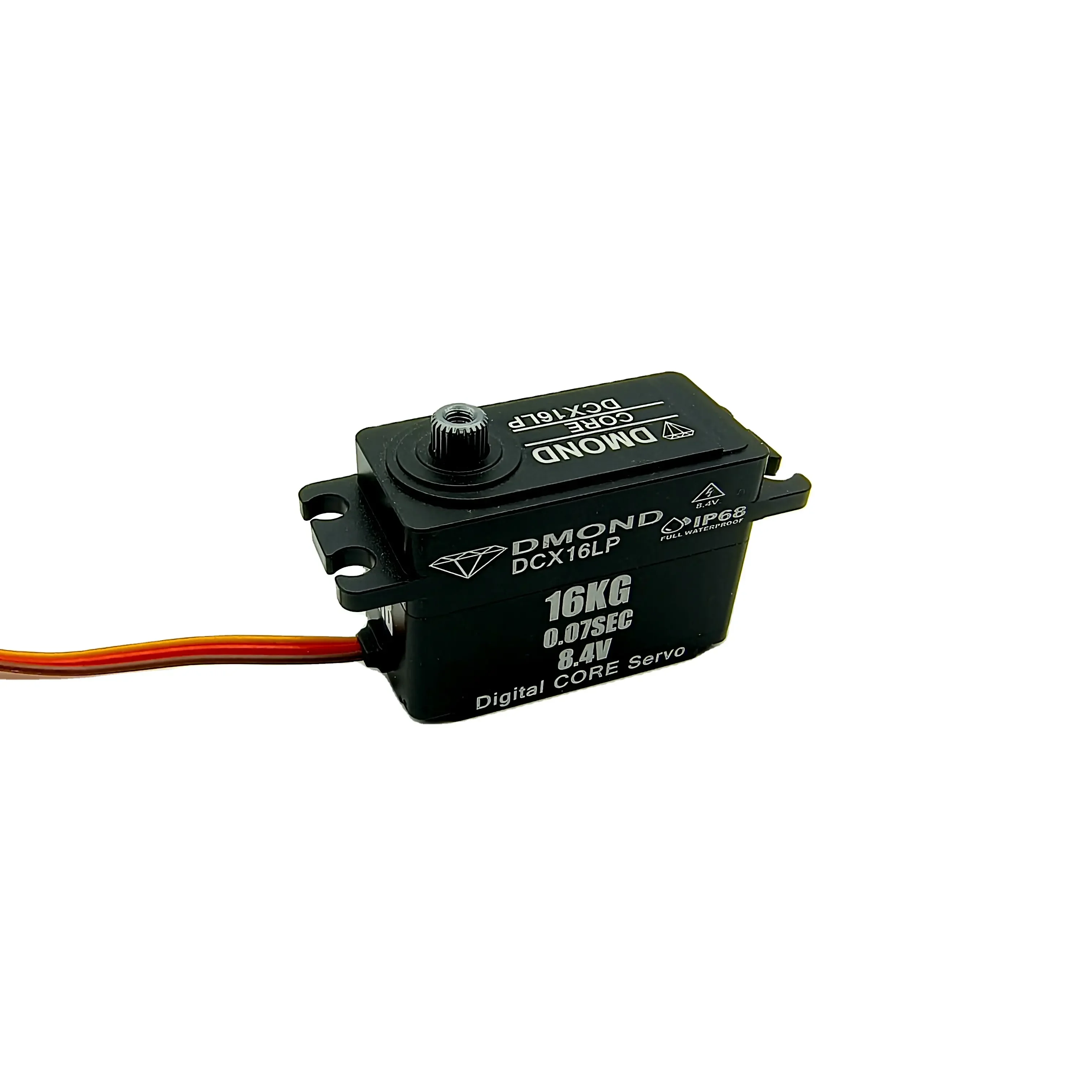 DCX16LP DMOND NB 16KG 0.07sec 8.4V Coreless IP68 Full Waterproof Low Profile Servo for 1/10 Drift Car Nitro Customized Product