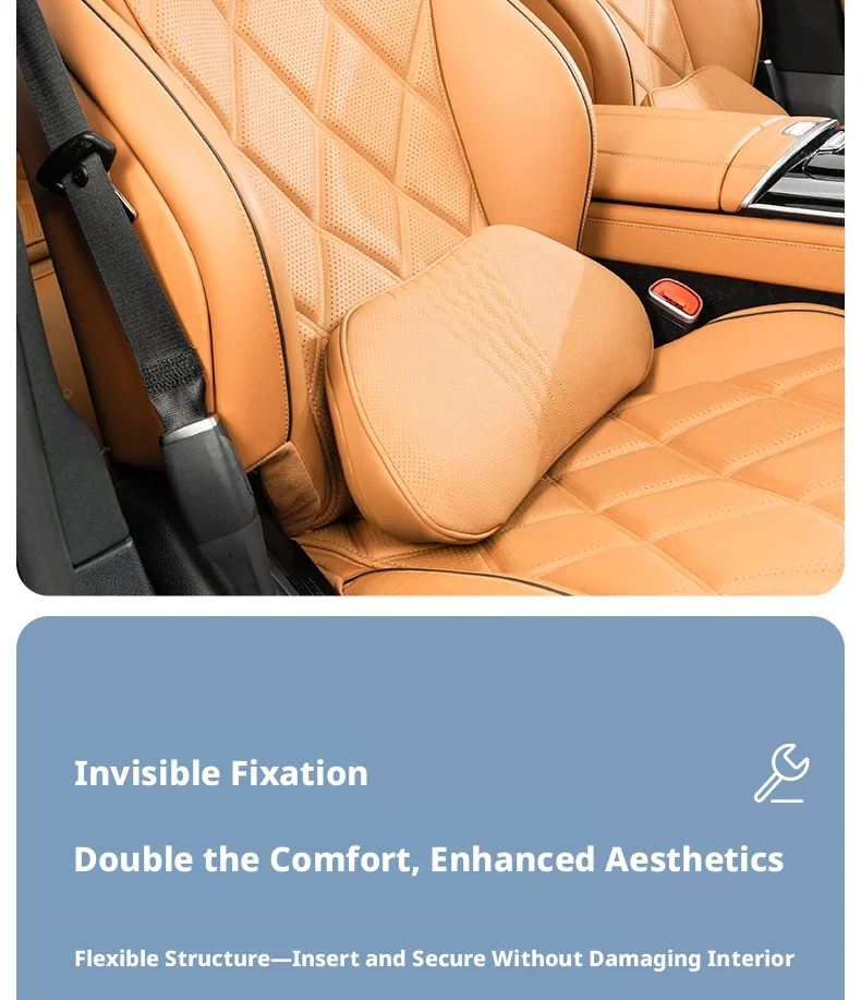 Auto-Kopfstützenkissen 2 Stück Nappaleder für BMW G42 G20 G30 G70 2 3 5 7 Serie F48 E46 X1 G01 X3 G05 X5 G06 X6 Auto-Zubehör – Detail 12