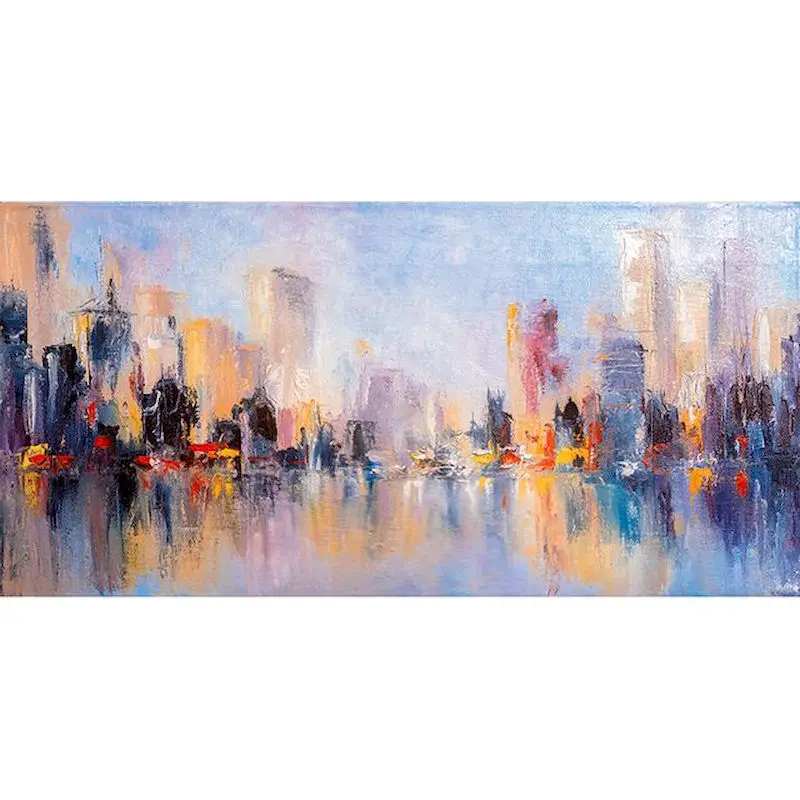 

CHENISTORY 60x120cm Oil Painting By Numbers City Scenery Hand Painting DIY Paint By Numbers On Canvas Frameless Digital Wall Art