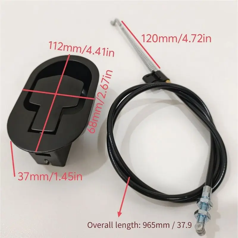 AA60 Recliner Replacement Parts Handle, 2 Sets Release Pull Cable for Most Recliner Sofas Chairs