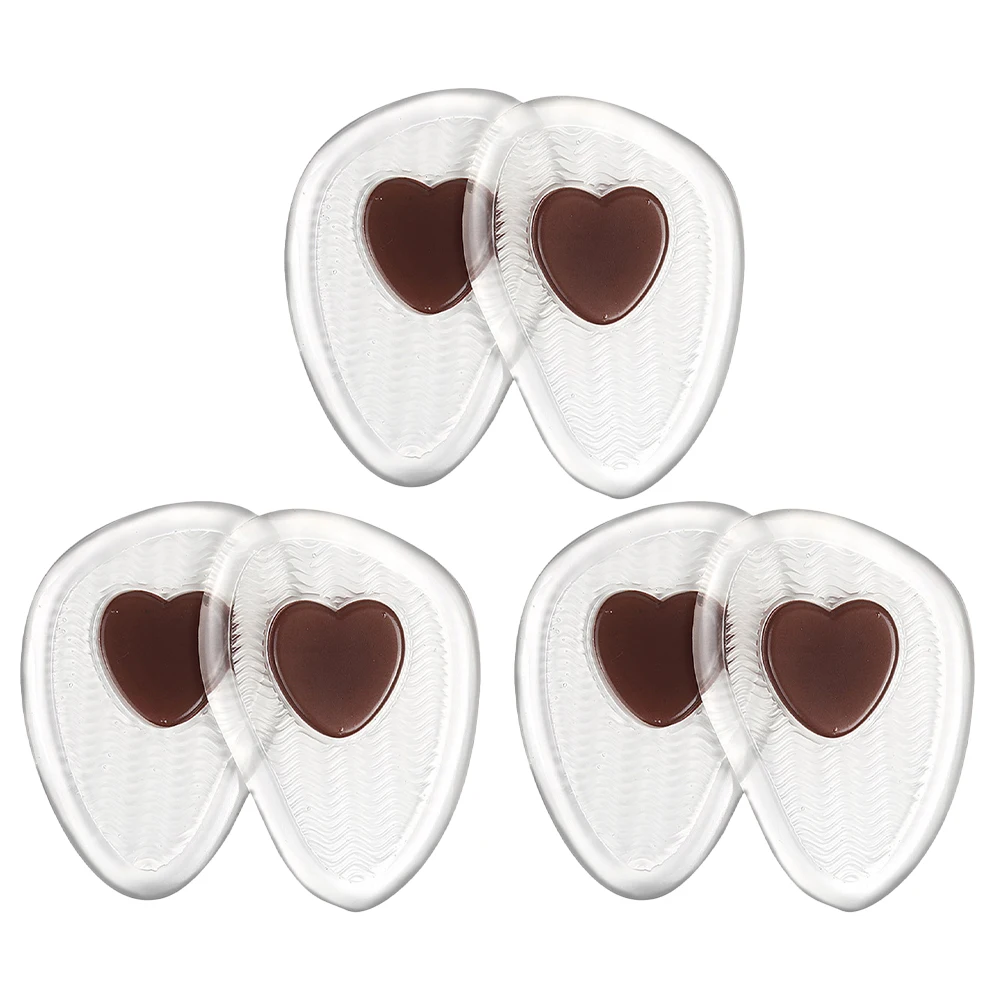 

3Pairs Forefoot Pads Foot Cushions Comfortable Durable Adhesive High Heel Inserts Metatarsal Pads Pain Relief Shoes Inserts