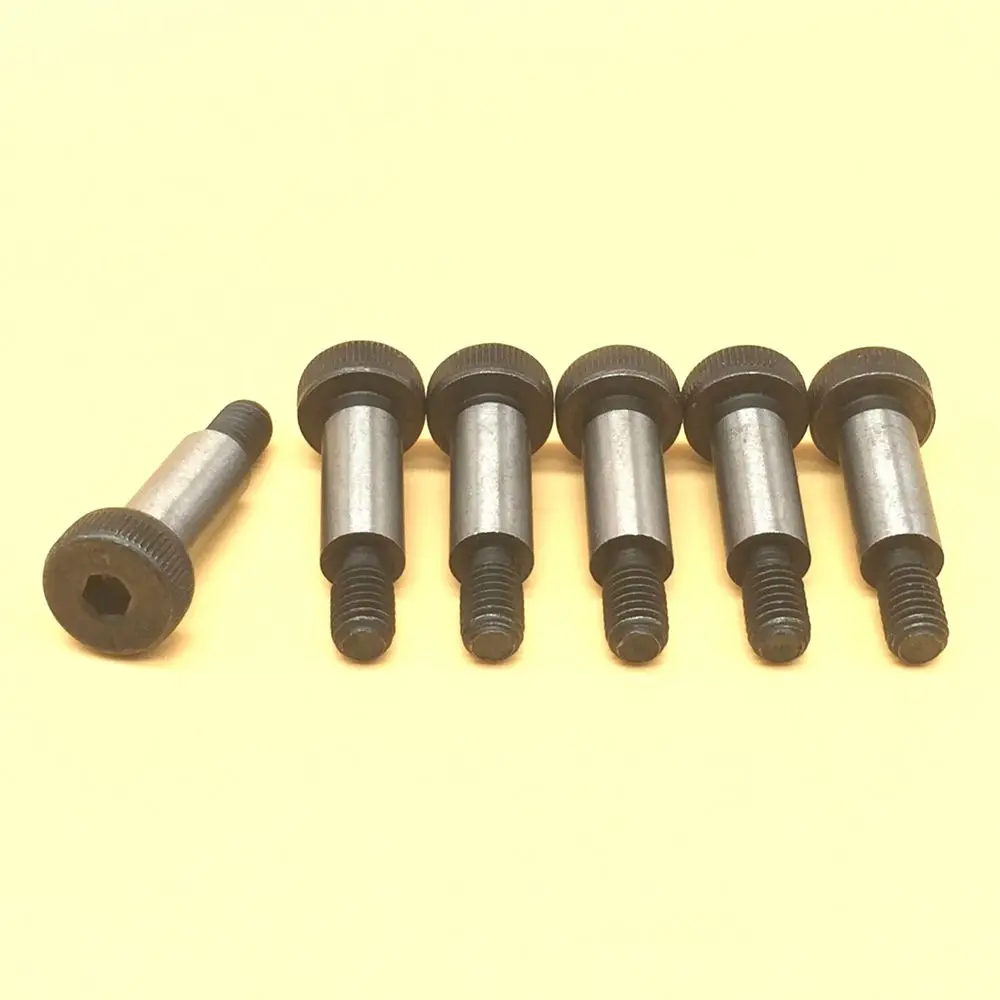 

50pcs M5 M6 ISO7379 Grade 12.9 Alloy Steel Hex Socket Head Shoulder Screws Bolts Assorted Pack for Industrial Use