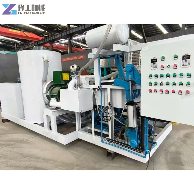 

Low Investment Egg Tray Machine Home Business Chicken Farm Using Waste Paper Recycling Small Egg Tray Egg Crate Making Machine