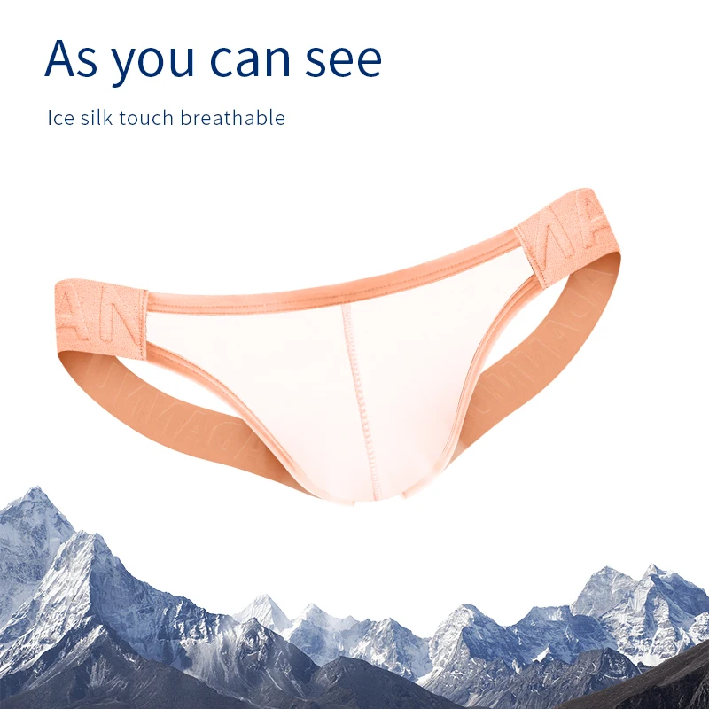 

1/2/3/4 PCS New Transparent Men's Solid Color Ultra-thin Underwear Bikini Men's Sexy Comfortable Fashion Breathable Briefs