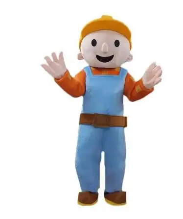 Nieuwe Volwassen Bob Boy Mascotte Kostuum Cosplay Mascotte Fancy Dress Karakter Carnaval Kerst Kerstfeest Mascotte Kostuum