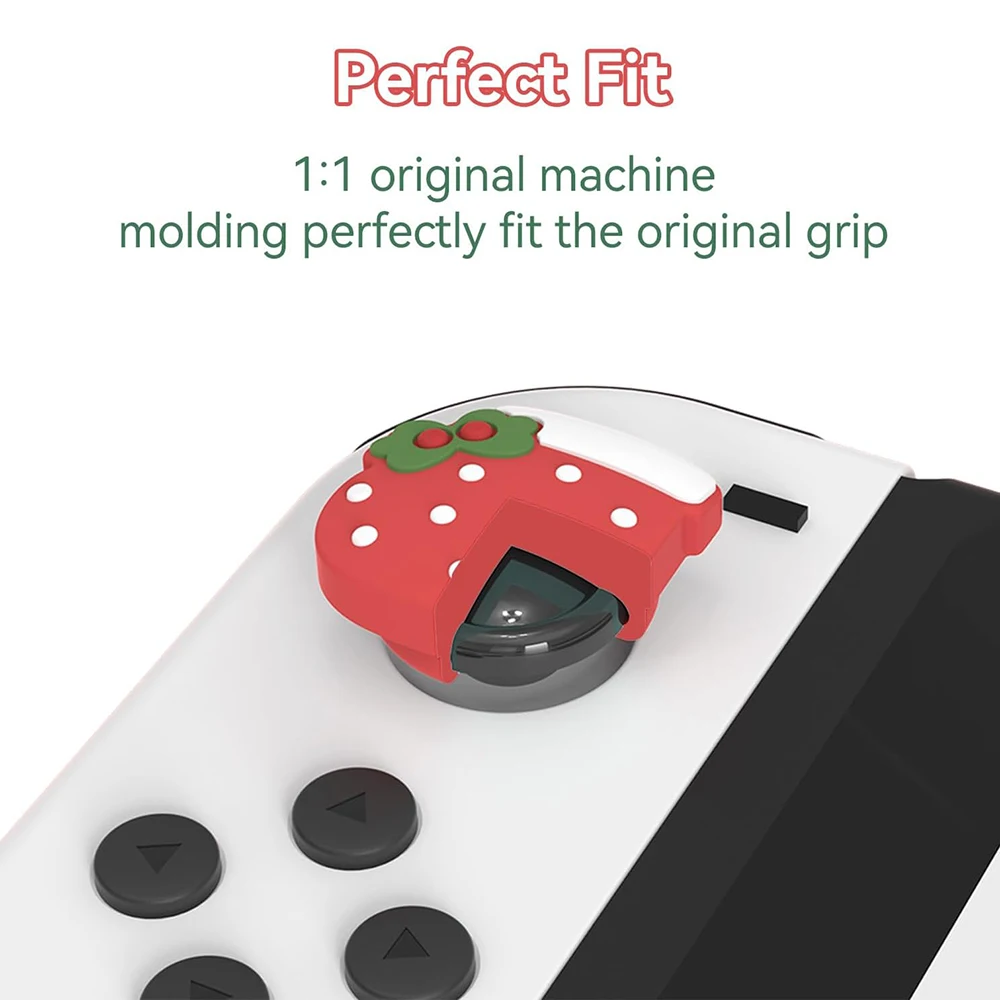 4 stücke Weihnachten Silikon analoge Daumen griff kappen kompatibel mit Nintendo Switch oled/Switch Lite/Switch Joystick Schutzhülle