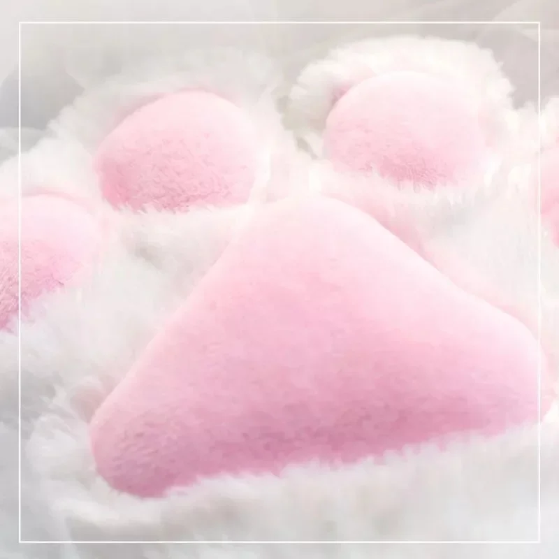 2026 Plush Cat Paw Mittens Cosplay Gloves Halloween Christmas Costume Accessories Stage Performance Party Decor Props