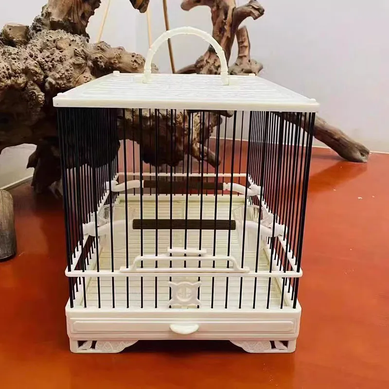 

Lovebird Pet Bird Cage Quail Canary Hamster Small Bird Cages Birdhouse Feeder Shelter Transport Jaula Decorativa Habitat Decors