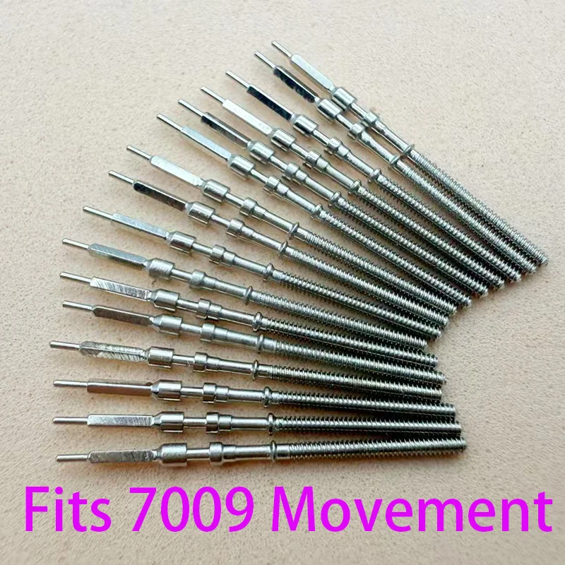 7009 Stem Movement Watch Steel Stem Crown Kit Watch Parts For 7009 Movement Watches Stem Replace parts Watch Movement repair