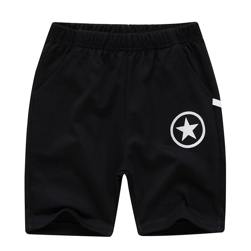 Summer Thin Children Sports Pant Letter Shorts Casual Baby Shorts Digital Printed Black Gray Blue Student Boys Sweatpant