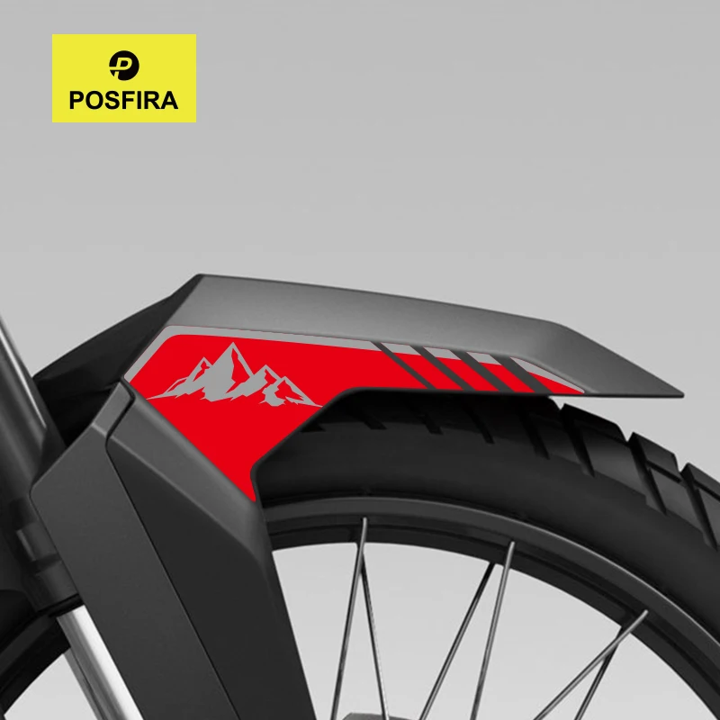 

POSFIRA наклейки на переднее крыло мотоцикла, виниловая наклейка для Honda Africa Twin 1100 CRF/Adventure Sports 2020-2025 2024, аксессуары