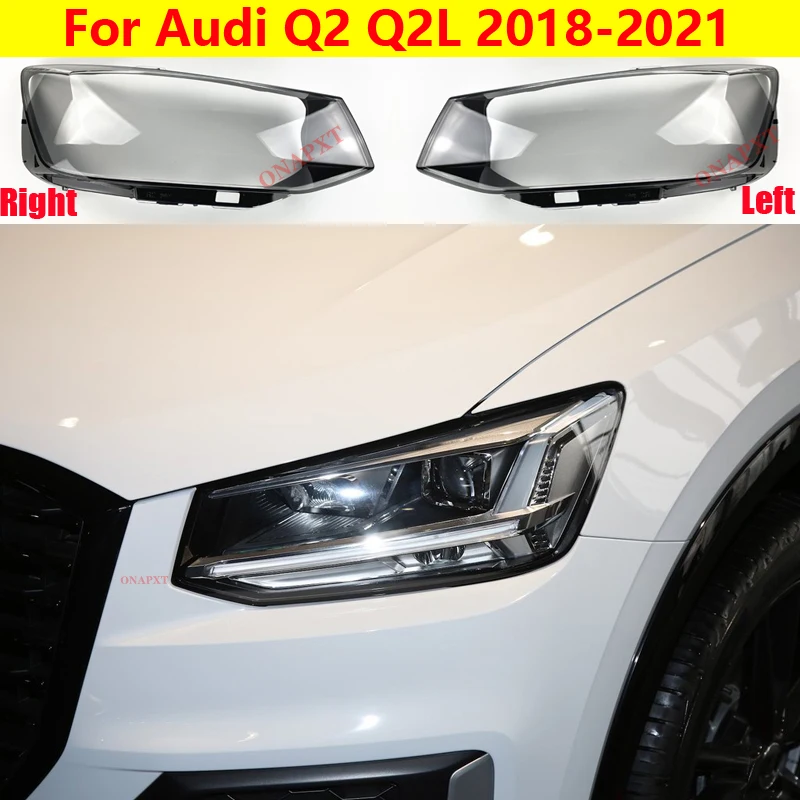 

Car Light Caps Lampshade Front Headlight Cover Glass Lens Shell Transparent Cover For Audi Q2 Q2L 2018-2021