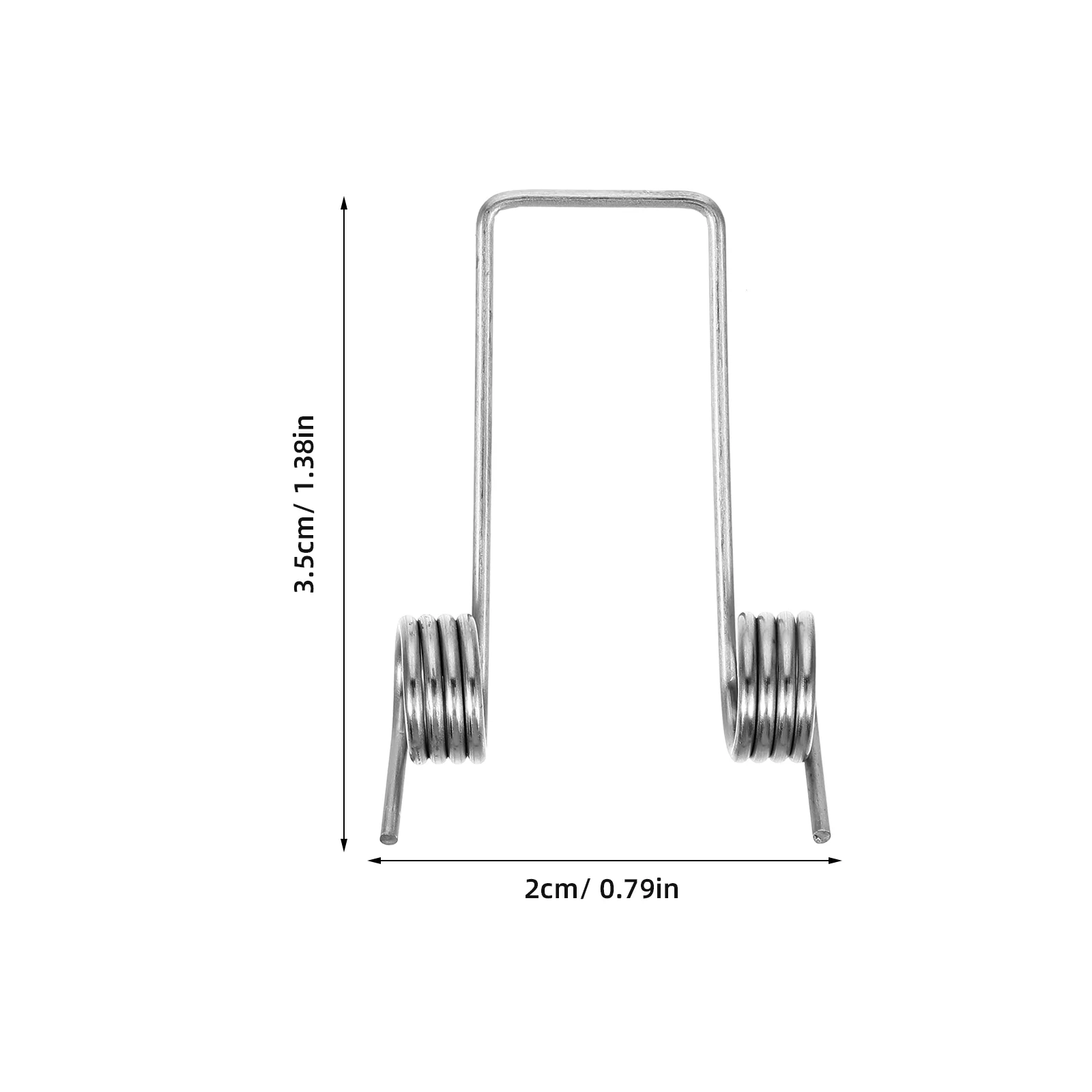 Couvercle de poubelle Tormail.com en acier inoxydable, petites pièces métalliques à ressort, accessoires pour poubelle, 10 pièces