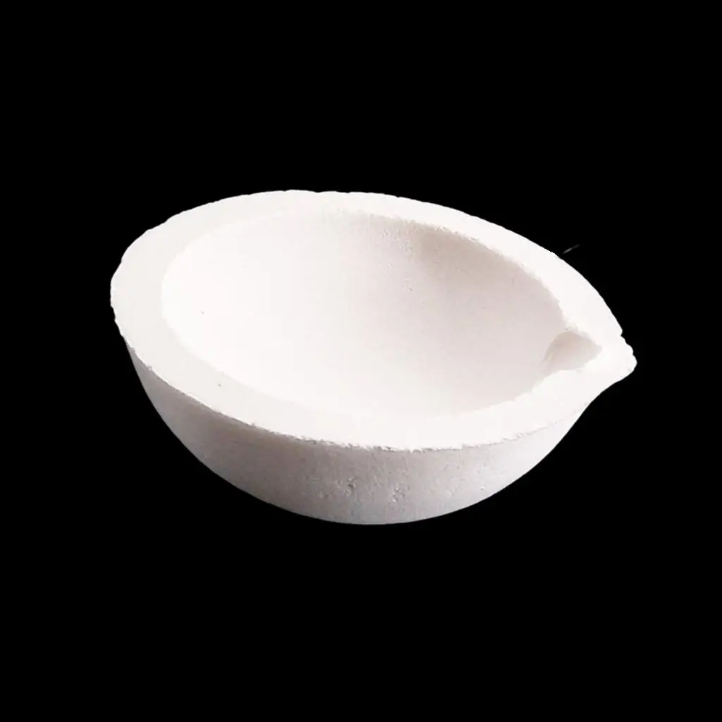 Piatti di fusione per crogiolo al quarzo ad alta temperatura per il raffinazione dell'oro