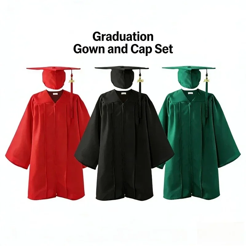 

2026 New Woven Doctoral Suit Primary School Student Bachelor's Suit Graduation Suit Kindergarten Children's Performance Suit