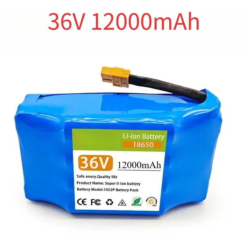 Originele 36V 4400mAh 10s2P-batterij is de lithium-ionbatterij van de zelfbalancerende ophangplaat eenwieler.