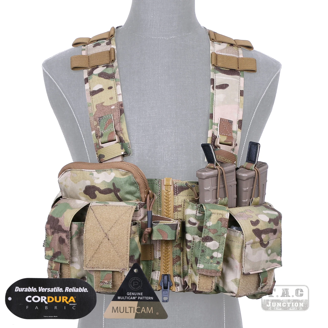 Emersongear Tactical UW Chest Rig Split Front 5th Gen Hunting Vest H Harness + Pouches For Shooting Hunting