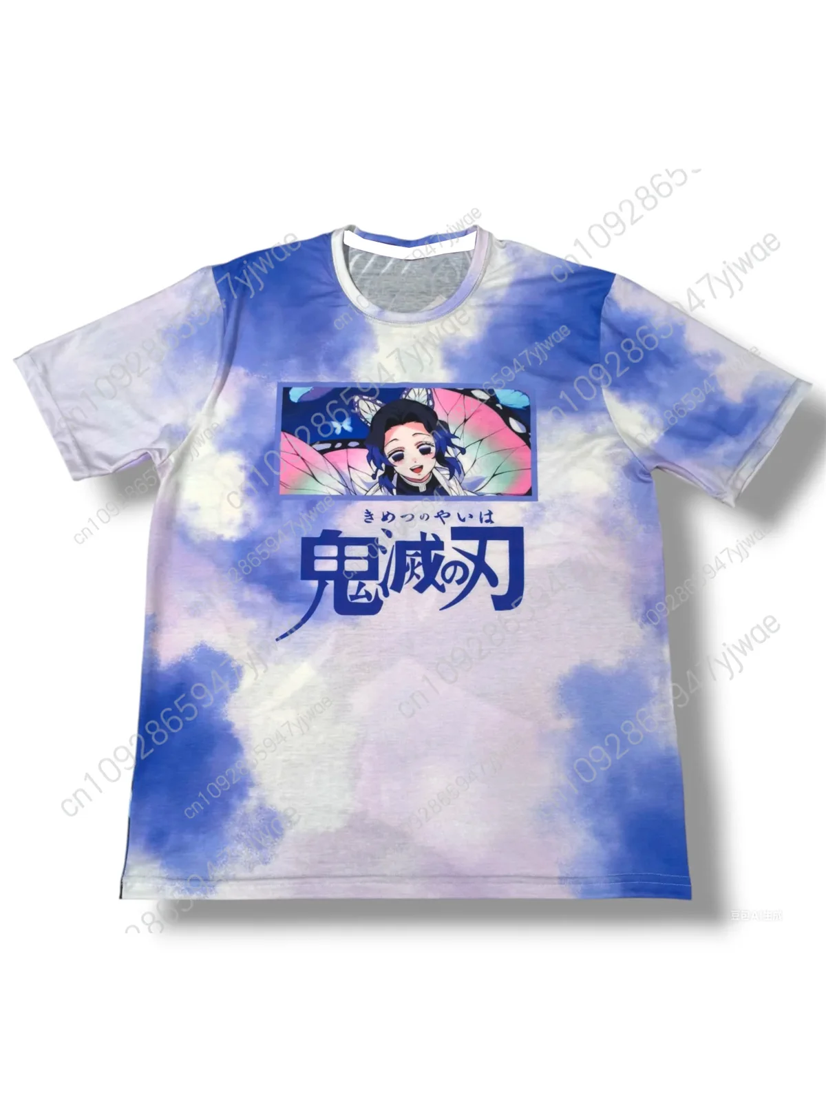 أنيمي شيطان القاتل تأثيري حلي Tanjirou و Nezuko ثلاثية الأبعاد مطبوعة التعادل صبغ قصيرة الأكمام للأطفال التجفيف السريع تي شيرت الكبار