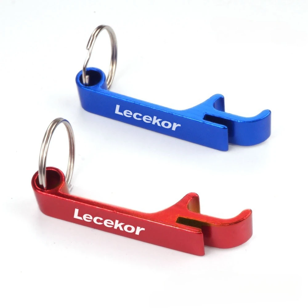 

Portable Solid - Color Beer Bottle Opener Keychain Aluminum Alloy Can Opener Wine Opener, Ideal for Easy Opening bottle opener