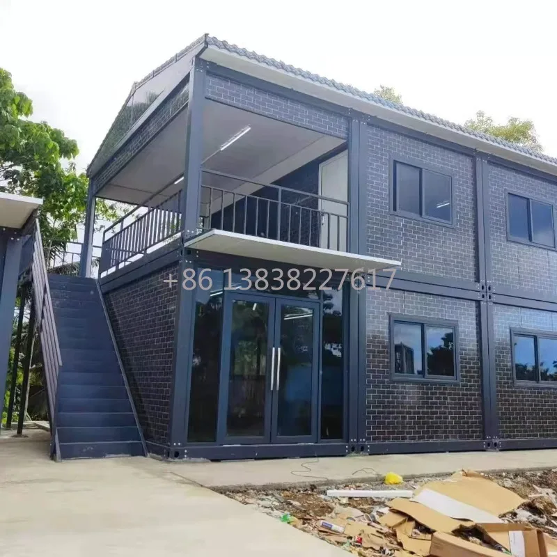 Fast Build 20Ft 40Ft Extendable Prefabricated Homes Living Prefab Villa Foldable Expandable Container House Outdoor Use