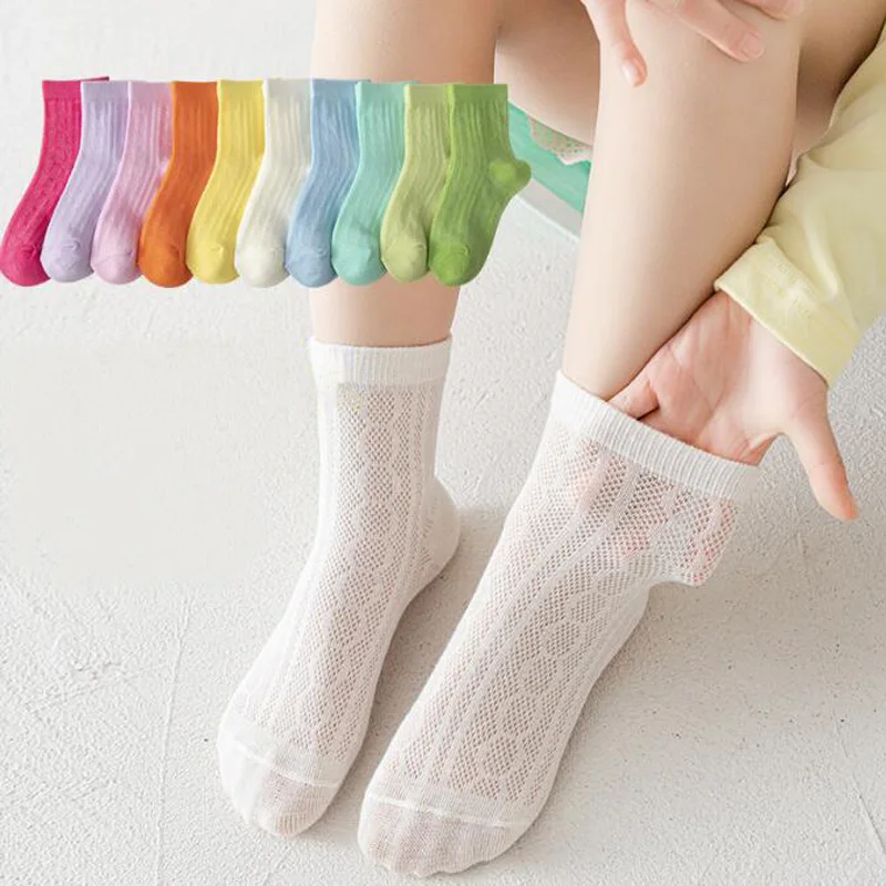 5Pair/lot New Summer Thin Children's Socks