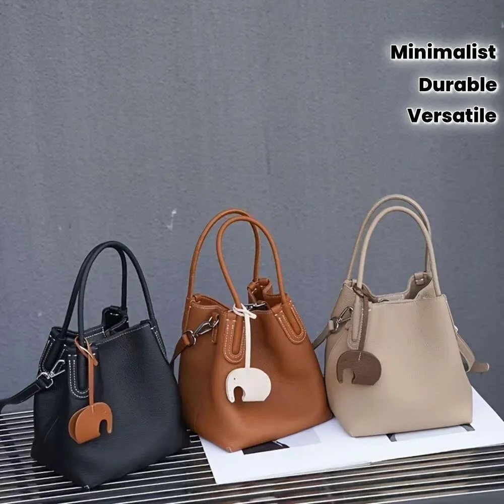 

WomeConvertible Handbag Crossbody Bag With Detachable Strap, Elegant Simple Design, Snap Closure, Suitable Daily,