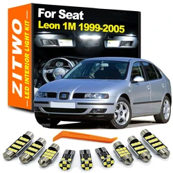 ZITWO-Canbus Lâmpada LED sem erros, Kit de Luz Interior para Seat Leon MK1, 1M, 1999, 2000, 2001, 2002, 2003, 2004, 2005, mapa, porta, 14pcs