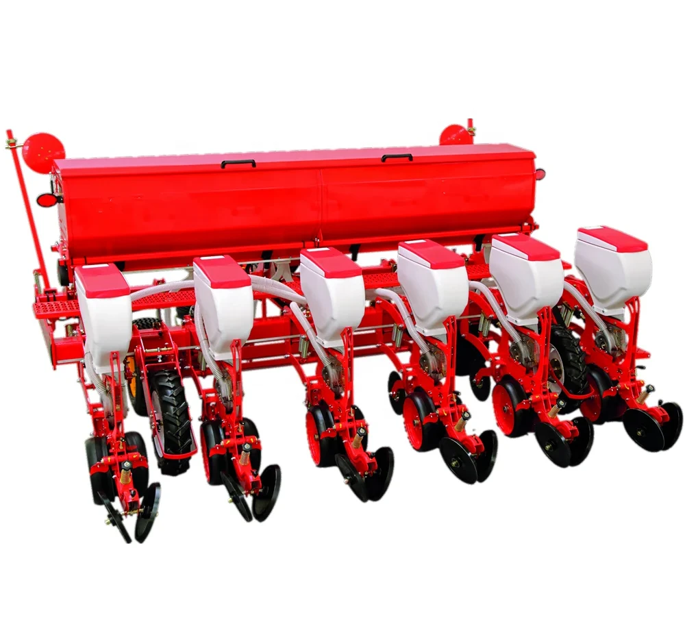 

Tractor Mounted 3 Point Hitch 6 Row Planter Corn Seeder with Fertilizer NEW