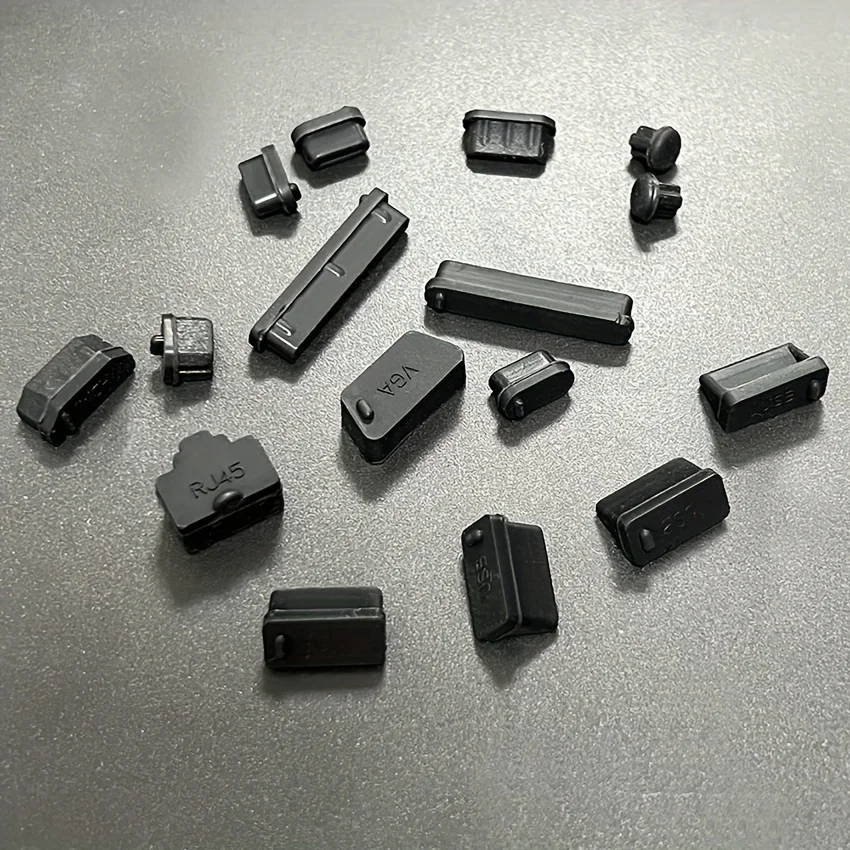 16pcs Notebook Universal Dust Plug, Suitable For Xiaomi, Notebook Dust Plug USB HDTV DP Plug