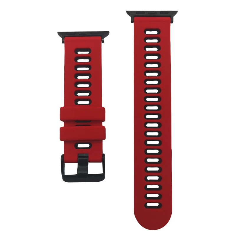 Silicone Strap For Apple Watch Band 45mm 41mm 49mm 44mm 40mm 42mm 38mm 44 45mm Sport Bracelet iWatch Series Ultra 8 7 6 5 4 SE 3