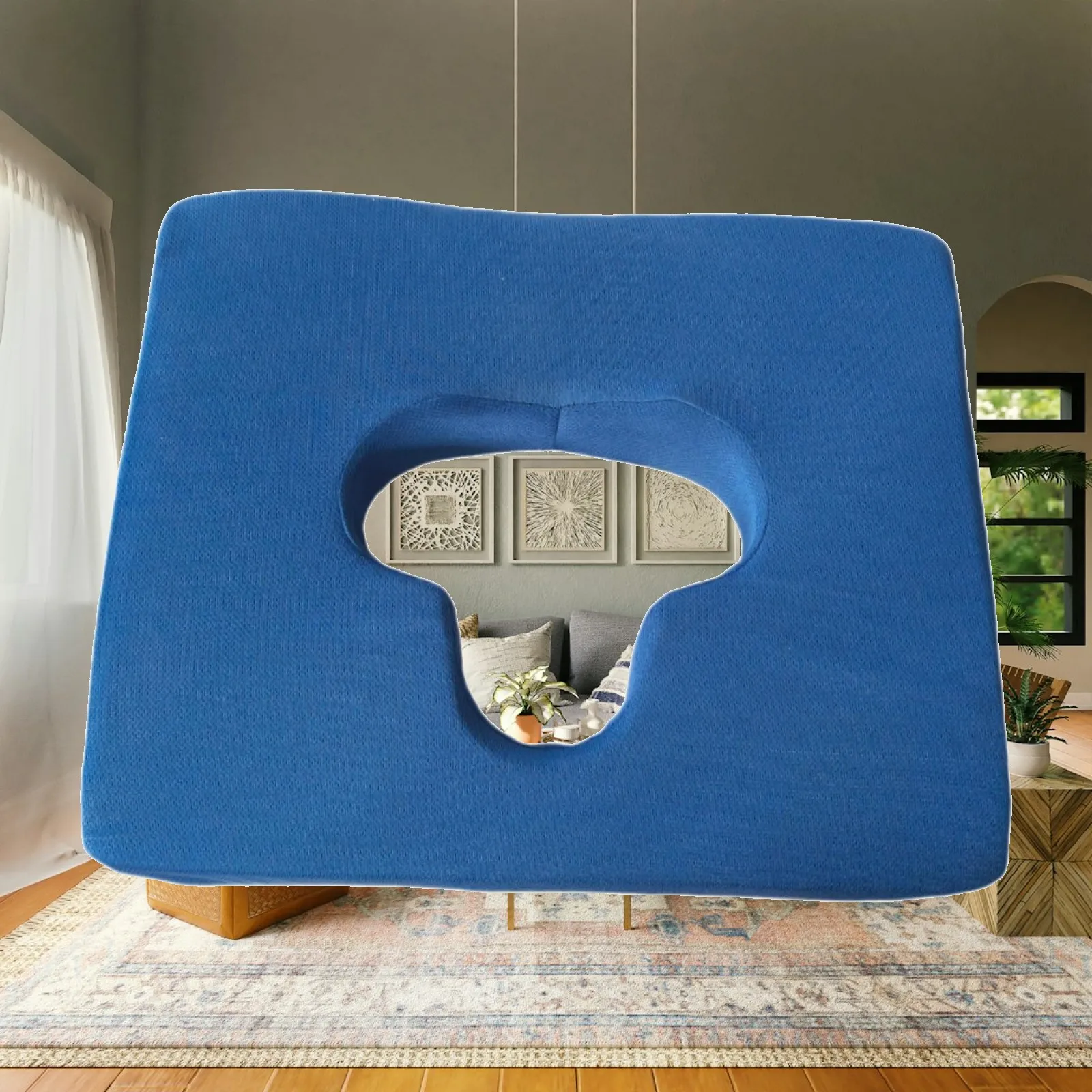 Orthopaedic Seat Cushion Breathable Pad for Office Lounger Sitting Bedridden Seniors Adults
